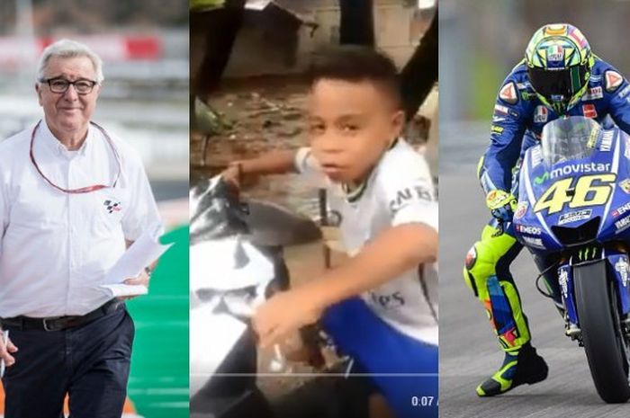 Bocah asal NTT ini bisa bikin Valentino Rossi dan Nick Harris ngakak
