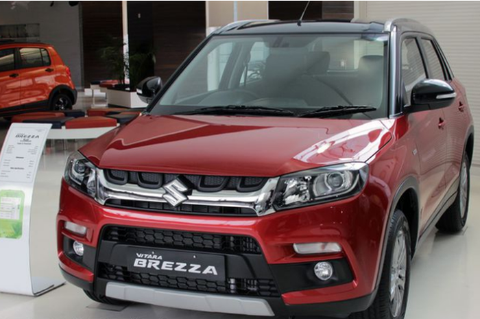 Tampilan depan Suzuki Vitara Brezza