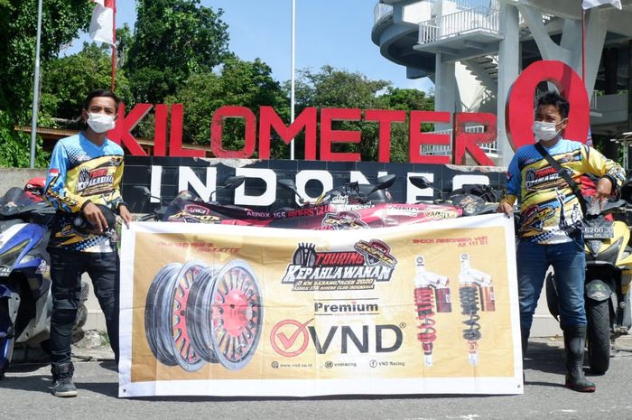 Aerox 155 Rider Club Indonesia Touring ke Sabang, Peringati Hari Pahlawan dan uji part dari VND