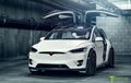 Tesla Model X Tampil Atraktif, Bodi Gambot, Pakai Pelek Multi Spoke