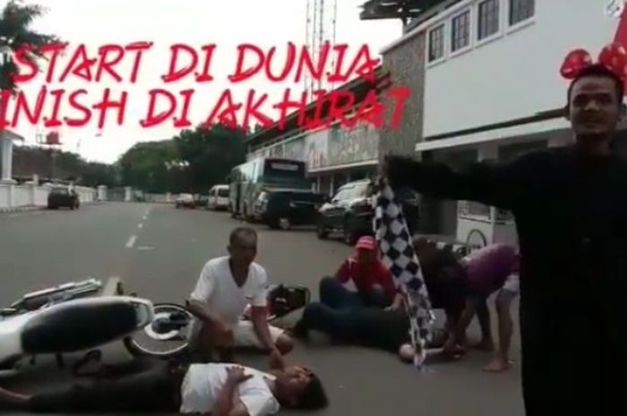 Balap liar terpanjang, start di dunia dan finish di akhirat
