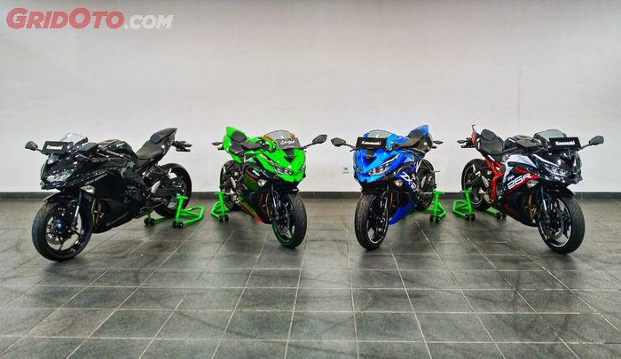 4 pilihan warna Kawasaki Ninja ZX-25R