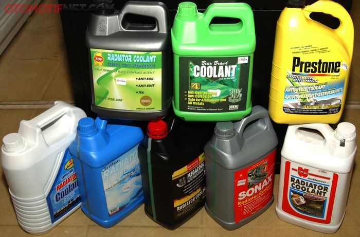 Banyak pilihan radiator coolant.
