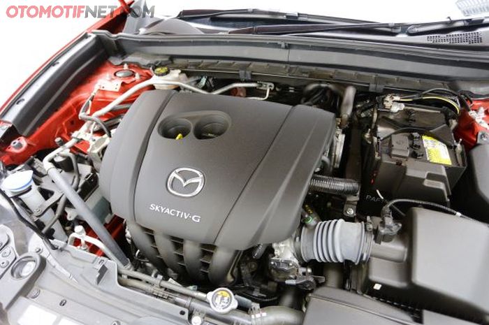 Mesin Skyactiv-G 20.L Mazda CX-30, mampu semburkan 153 dk @ 6.000 rpm dan torsi  200 Nm @ 4.000 rpm. 
