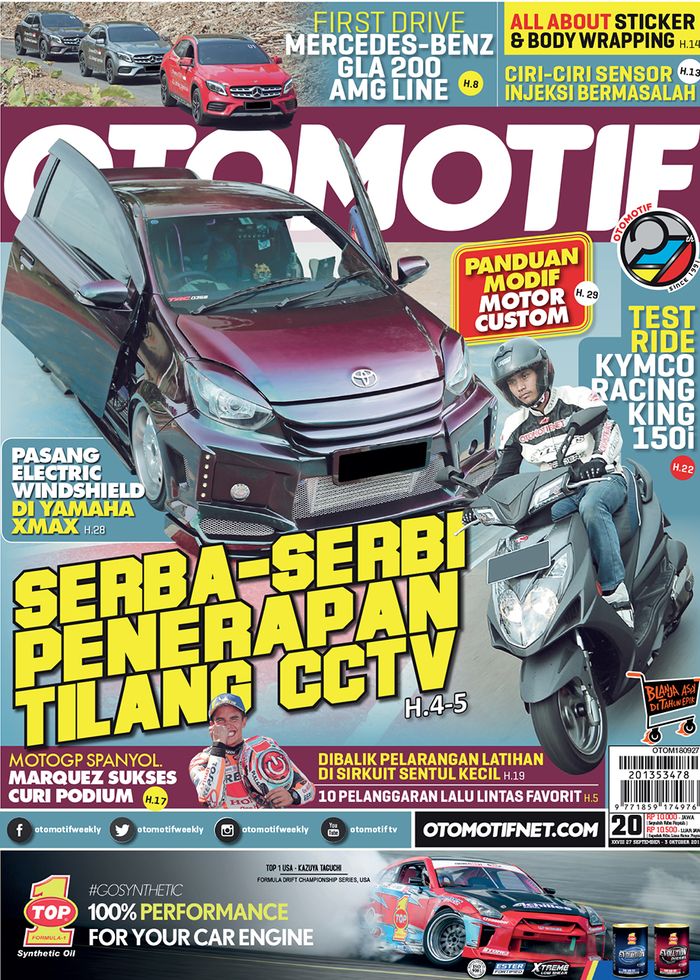Cover Tabloid OTOMOTIF edisi 20 XXVIII