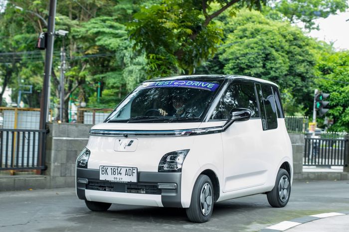 Wuling Air ev bisa dijajal oleh pengunjung GIIAS Medan 2022