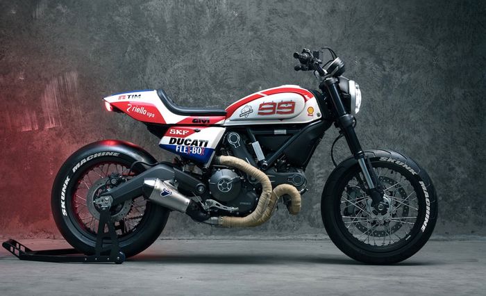 Ducati Scrambler &ldquo;Trackster&rdquo; besutan Skunk Machine