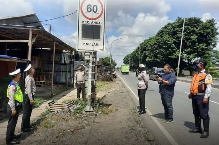 Alat pengukur kecepatan di Bekasi