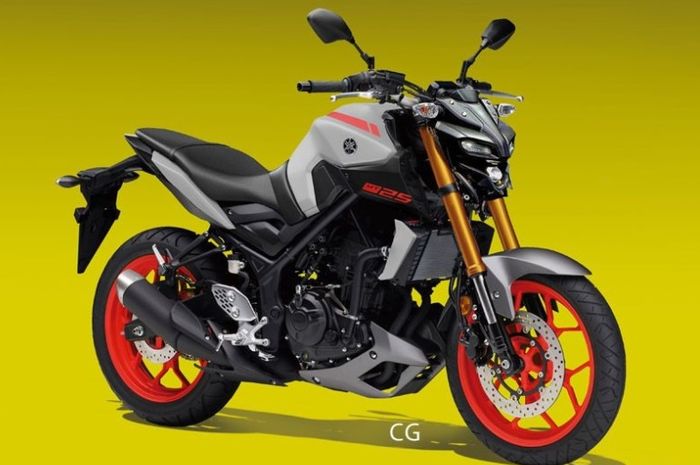 Perkiraan desain Yamaha MT-25 facelift ala Young Machine