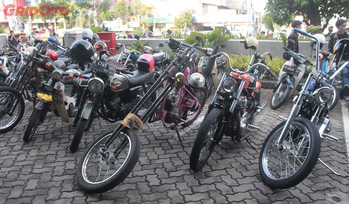 Para peserta Kustomfest 2021 berkumpul di Jakarta siap ride &amp; drive