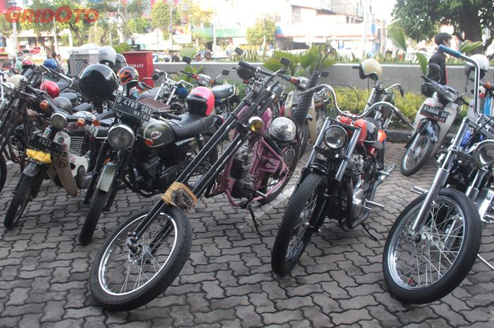 Para peserta Kustomfest 2021 berkumpul di Jakarta siap ride &amp; drive