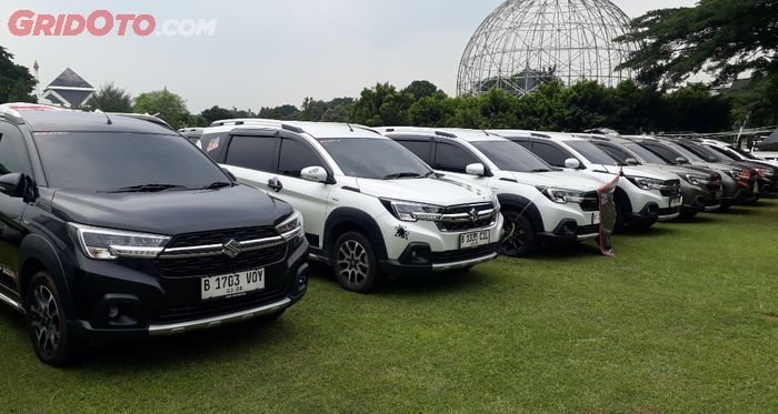 Deretan Suzuki XL7 komunitas di Jambore Suzuki Club 2025