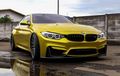 Ada Nih di Indonesia BMW M4 Berbaju Kuning Krom, Peleknya Pakai Velos VLS02 Pertama di Dunia